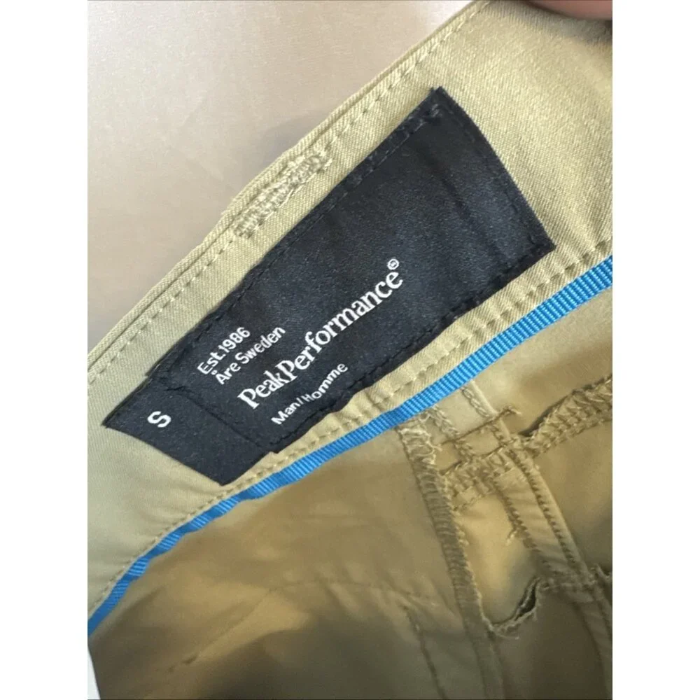 NWT Peak Performance Methodzo P‎ Hiking Pants Mens S Tan Stretch Outdoor Trail